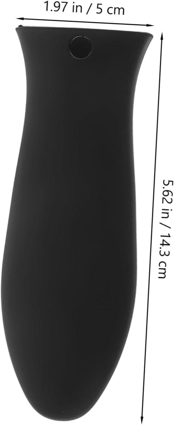 8pcs Non Slip Silicone Heat Resistant Handle Covers for Pots and Pans - Grips for Frying Skillets, Cast Iron, Cookware, Metal Pan Accessories