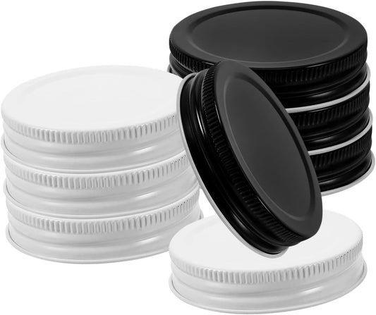 8pcs Zerodeko Mason Jar Lids - Reusable Leak-proof Sealing Canning Covers