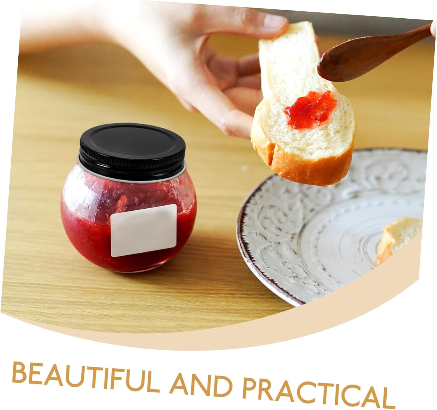 8pcs Zerodeko Mason Jar Lids - Reusable Leak-proof Sealing Canning Covers