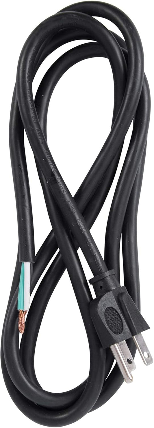 9 ft 16 AWG 3-Wire Appliance & Power Tool Cord 13A/125V AC 1625w Black - Bergen Industries Inc PS913163