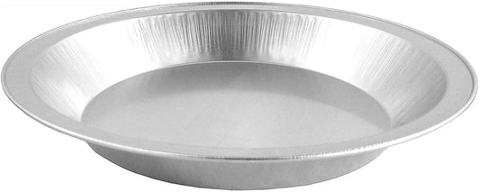 9" Heavy Duty Aluminum Foil Pie Pans - Smooth-Wall, Ultra Thick 120 Gauge (25 Pack) by PACTOGO
