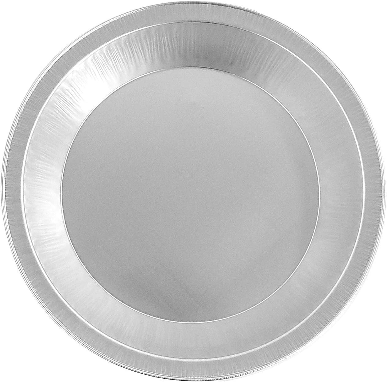 9" Heavy Duty Aluminum Foil Pie Pans - Smooth-Wall, Ultra Thick 120 Gauge (25 Pack) by PACTOGO