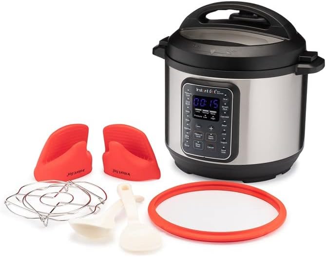 9-in-1 WANGHUI Instant Pot Duo Gourmet Electric Pressure Cooker - Versatile Multi-Cooker with 9 Functions