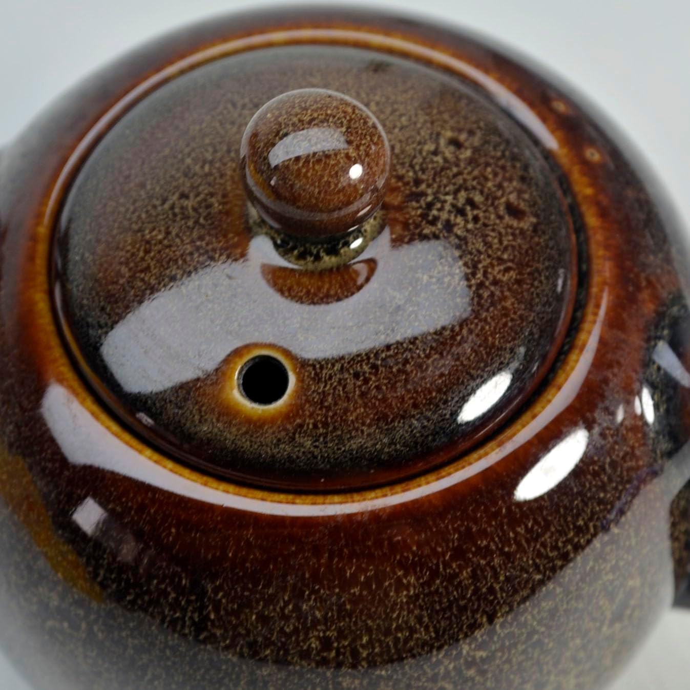 9oz Liang Baobao Porcelain Teapot - Small Chinese Tradition Kiln-Changed Glazed Ceramic Tea Kettle for Coffee