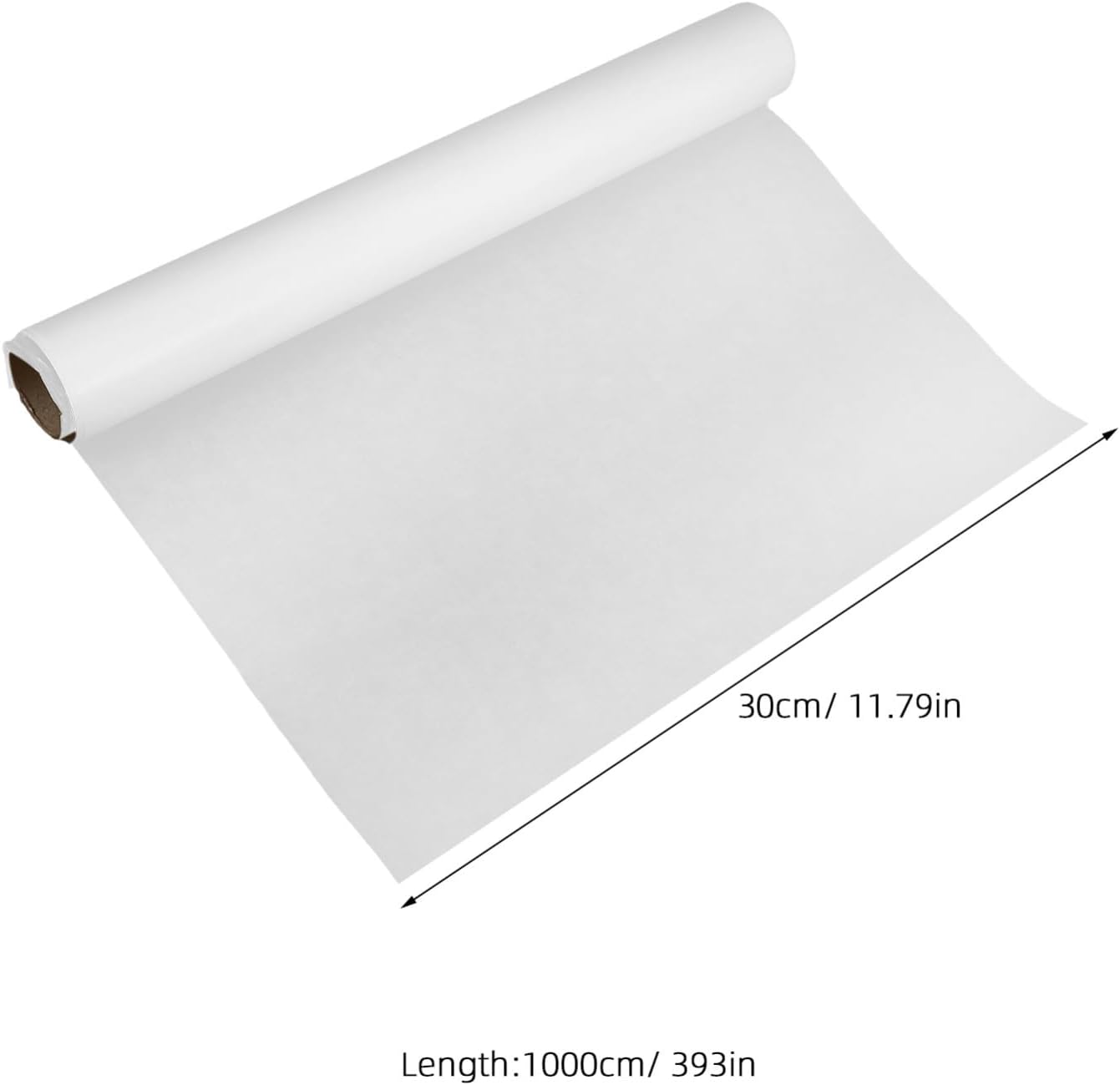 ABOOFAN Non-stick Unbleached Parchment Paper Roll - Ideal for Baking, Cooking, Grilling, Air Fryer, and Steaming