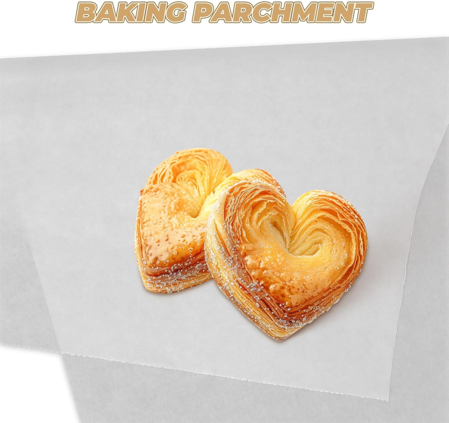 ABOOFAN Non-stick Unbleached Parchment Paper Roll - Ideal for Baking, Cooking, Grilling, Air Fryer, and Steaming