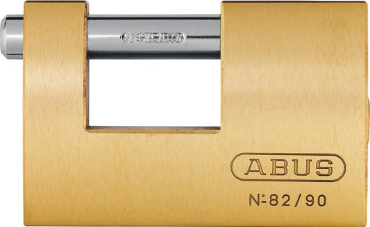 ABUS 82/90 Monoblock Brass Padlock with Different Keyway Security - WildKart