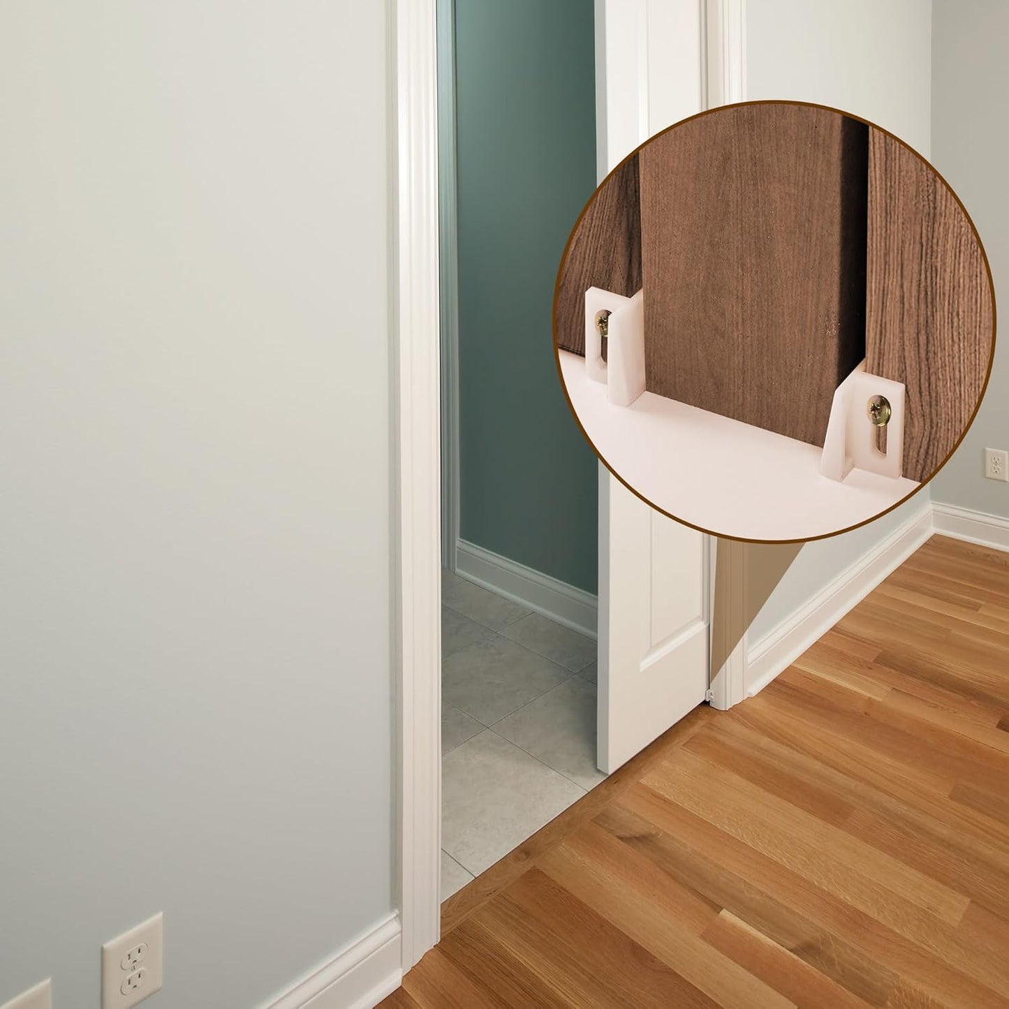 ACEPLANET Heavy Duty Pocket Door Hanger for Johnson Part #1125 & #1500 Hardware Kit - 1" Nylon Ball Bearing, 1-1/4" C.T.C, 1" Thick Doors, 200lbs Capacity - WildKart