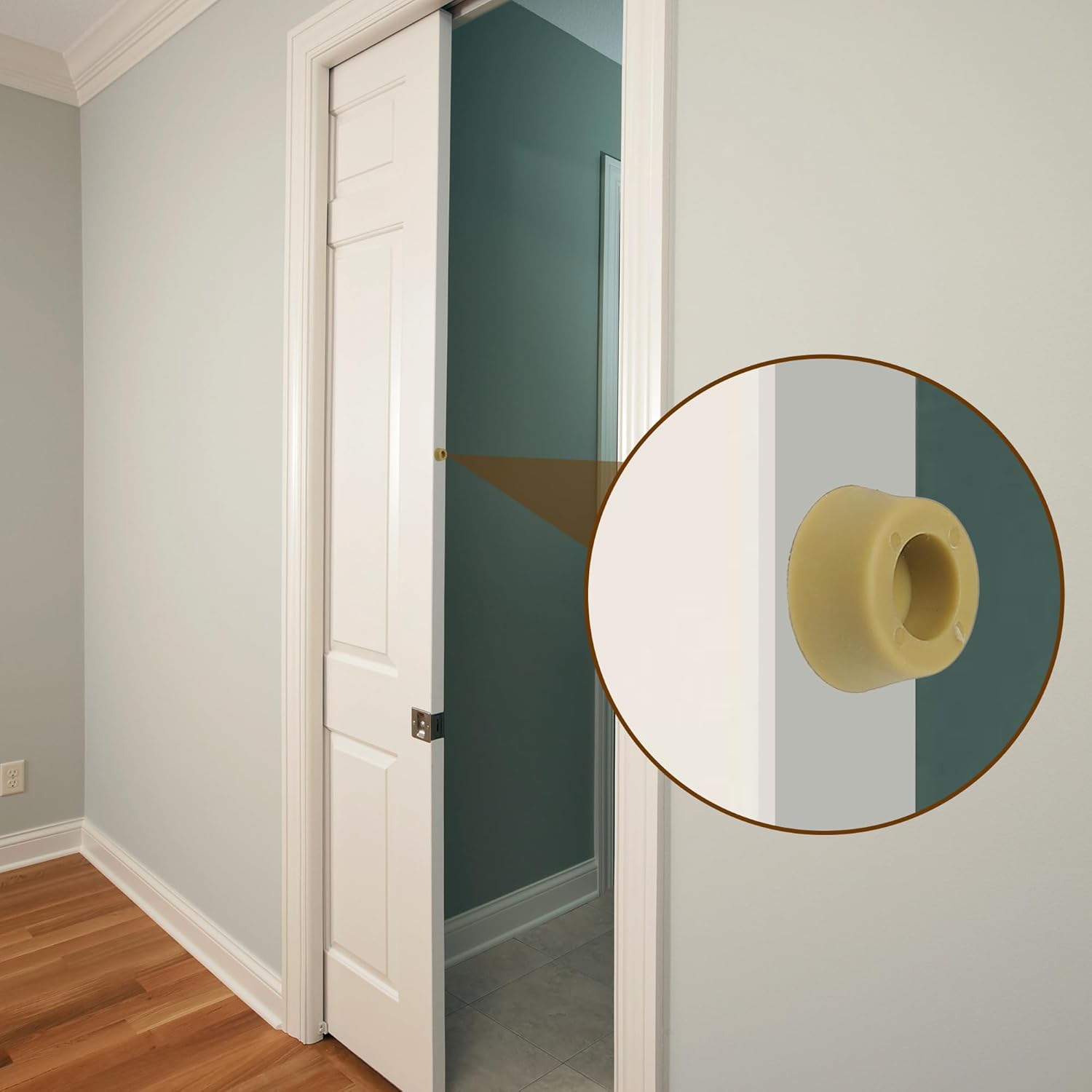 ACEPLANET Heavy Duty Pocket Door Hanger for Johnson Part #1125 & #1500 Hardware Kit - 1" Nylon Ball Bearing, 1-1/4" C.T.C, 1" Thick Doors, 200lbs Capacity - WildKart