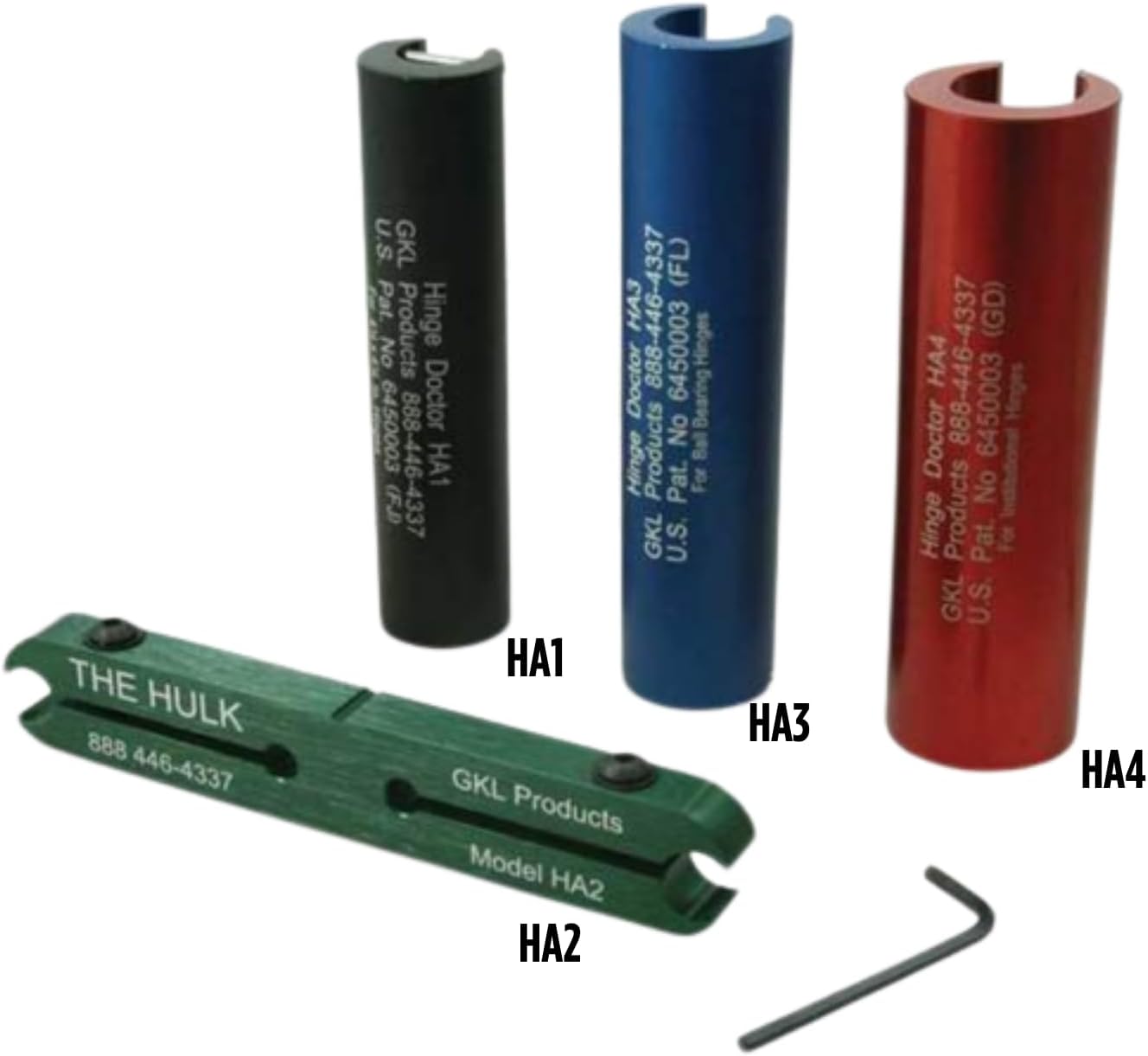 Adjust and Repair Door Hinges with GKL PRODUCTS Hinge Doctor Full Set - HA1234