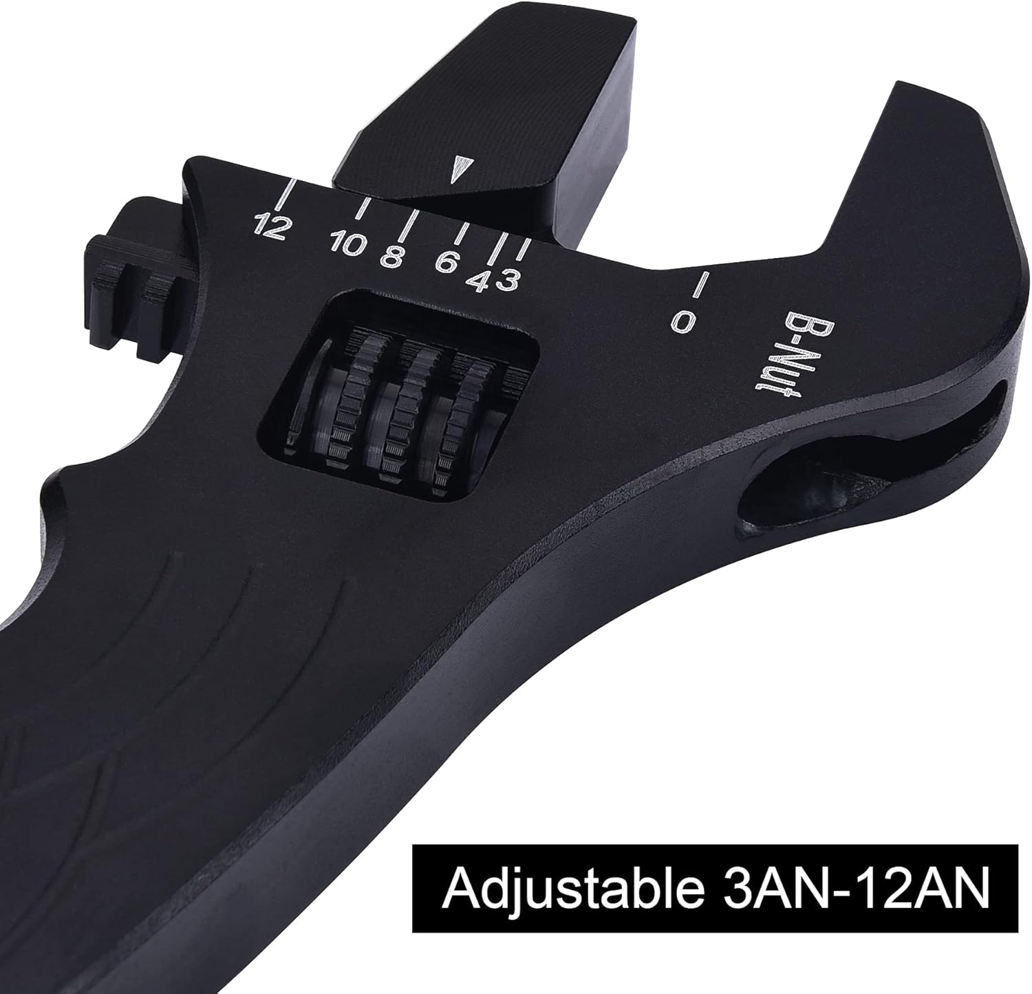 Adjustable 3AN-12AN Black Aluminum AN Fitting Hose Wrench by EVIL ENERGY