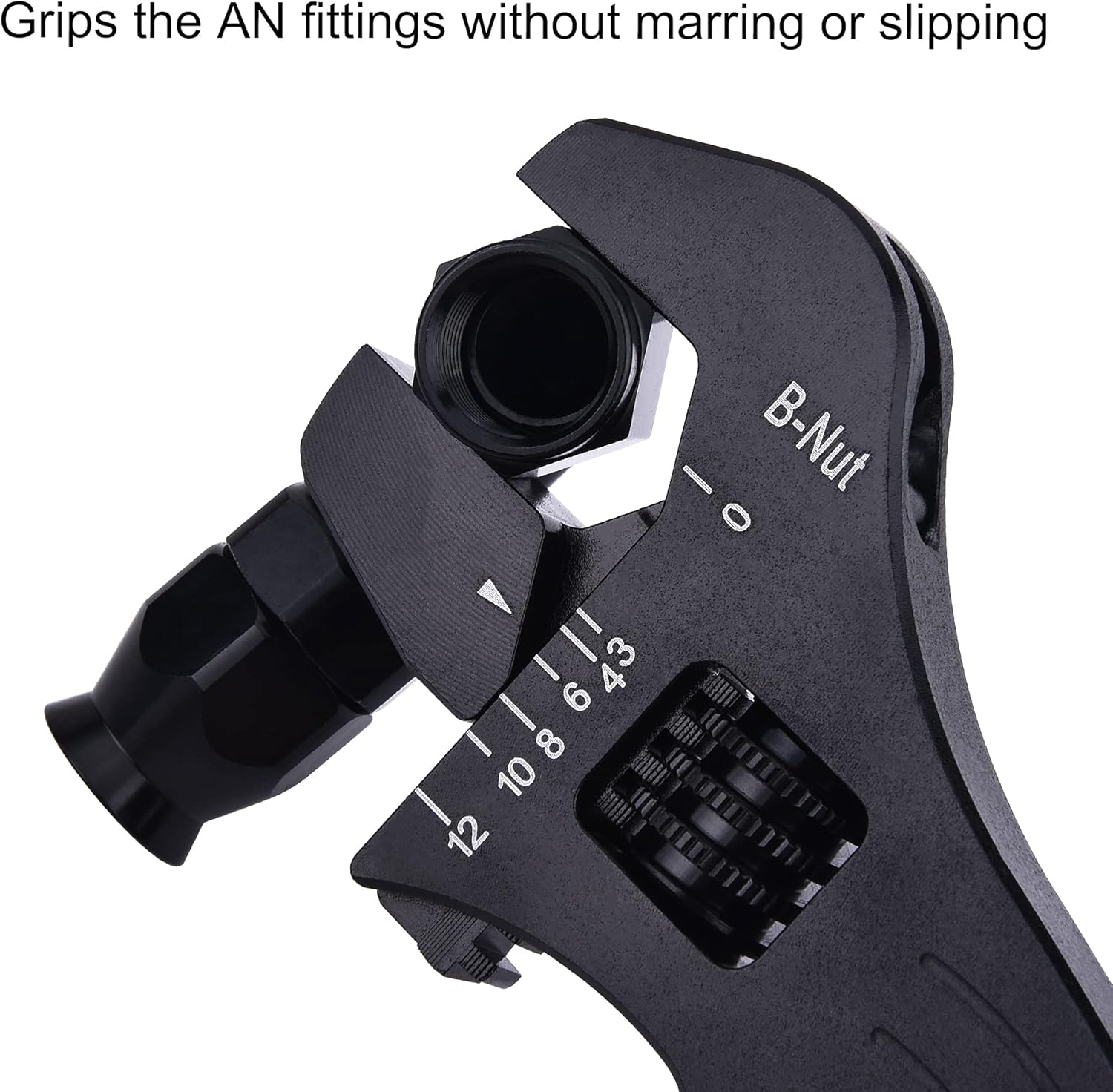 Adjustable 3AN-12AN Black Aluminum AN Fitting Hose Wrench by EVIL ENERGY