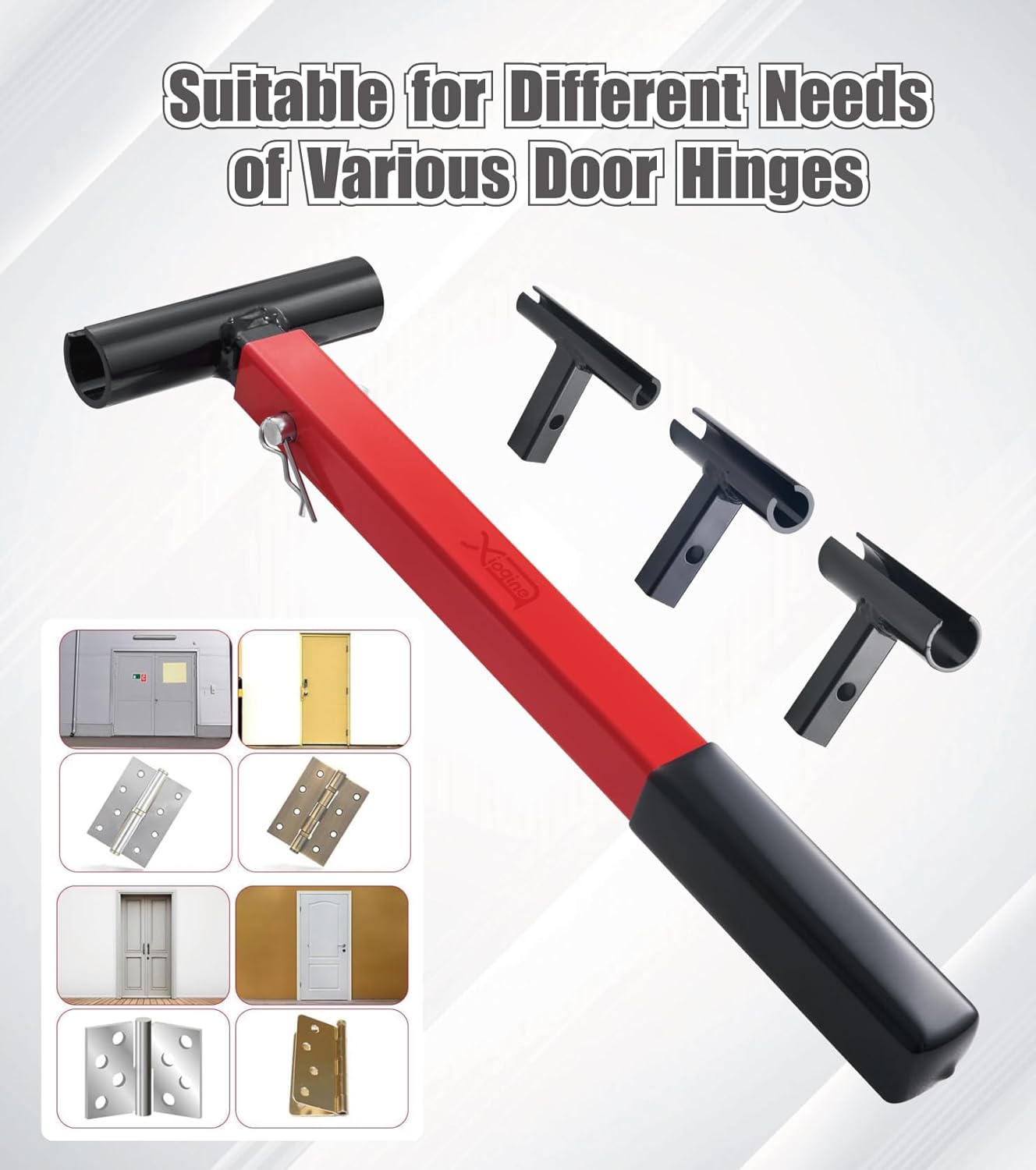 Adjustable 4-in-1 Door Hinge Gap Wrench Tool - High Carbon Steel with Comfortable Grip - Ideal for Commercial and Residential Doors - WildKart