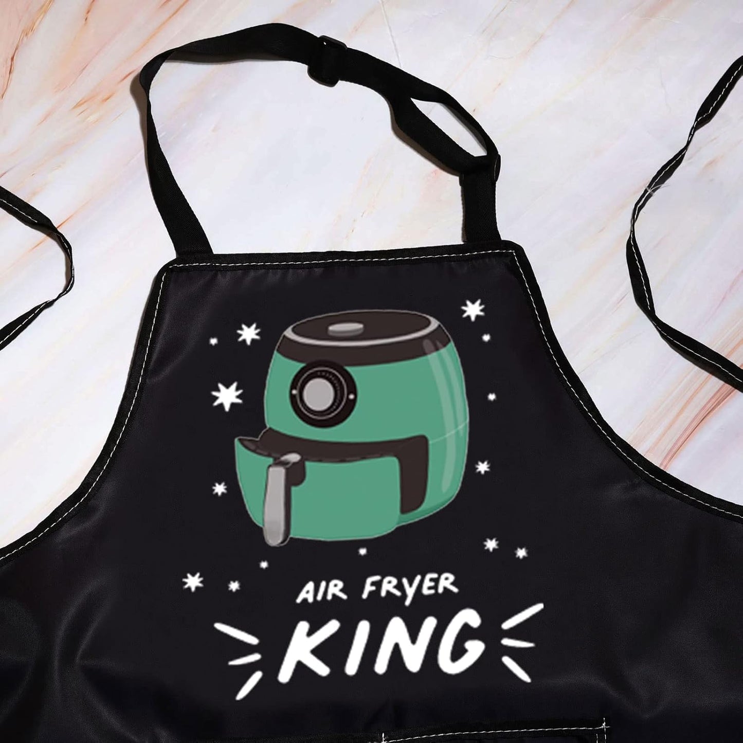 Adjustable Air Fryer Oven Apron with Pockets - Ideal Gift for Air Fryer Enthusiasts and Chefs
