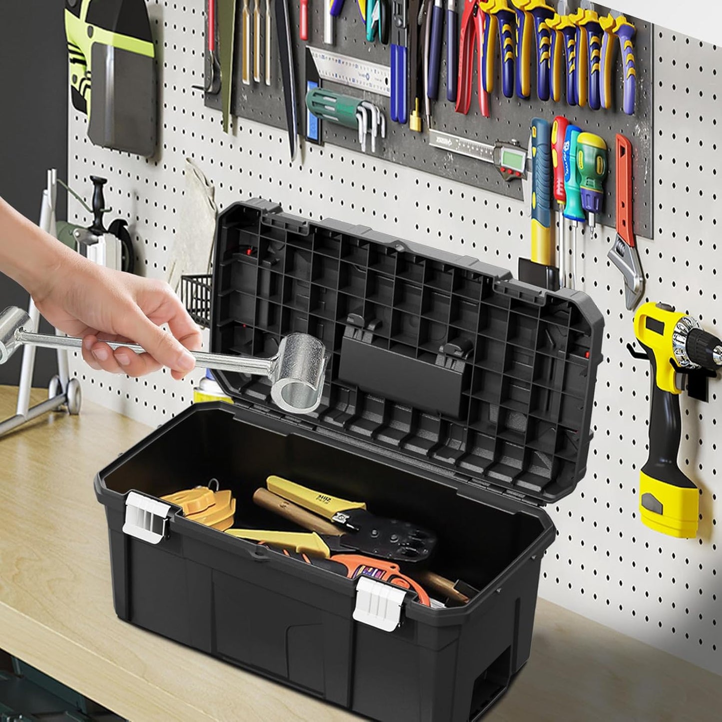 Adjustable Door Hinge Repair Tool for Precise Alignment (23mm-25mm) - Gap Adjusting Wrench and Cut Out Spanner for Flag Hinges