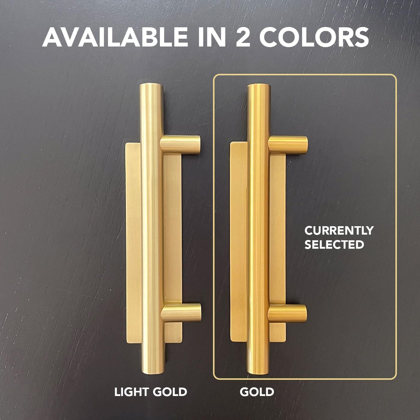 Adjustable Gold Barn Door Hardware Kit with 8 FT Sliding Door - Modern Interior Handle, Floor Guide, Brushed Brass Hardware - Rio Salto