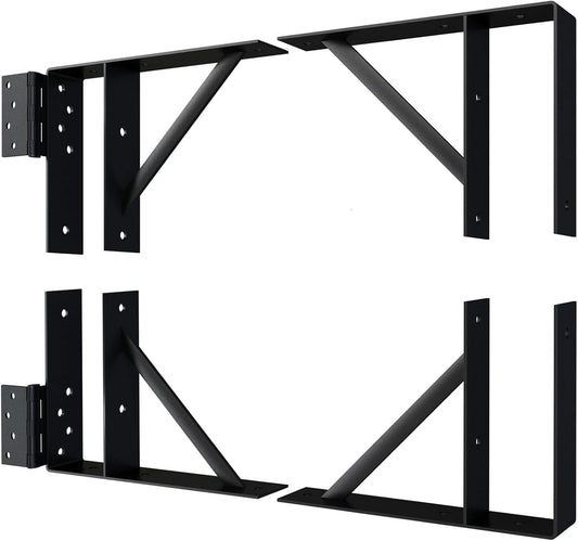 Adjustable Heavy Duty Gate Corner Brace Bracket for Wooden Fence, Driveway, and Corral Gates - Anti Sag Gate Kit for Wood Windows