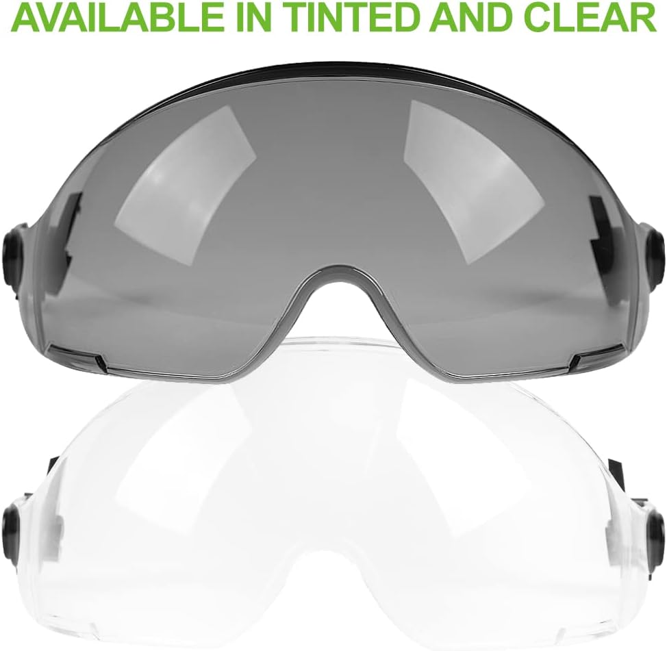 Adjustable Lightweight Green Devil Safety Helmet Hard Hat with Vented ABS Shell, 6-Point Suspension, ANSI Z89.1 Approved for Industrial & Construction Use