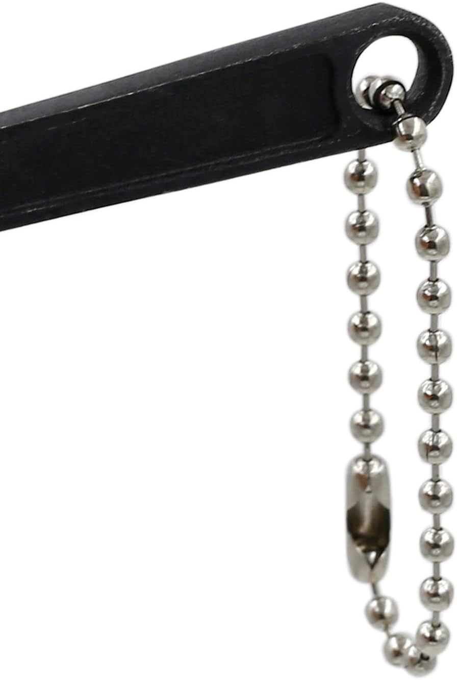 Adjustable Mini Size Black Spanner Nut Wrench Tool with 2.5" Jaw Capacity for Tight Spaces