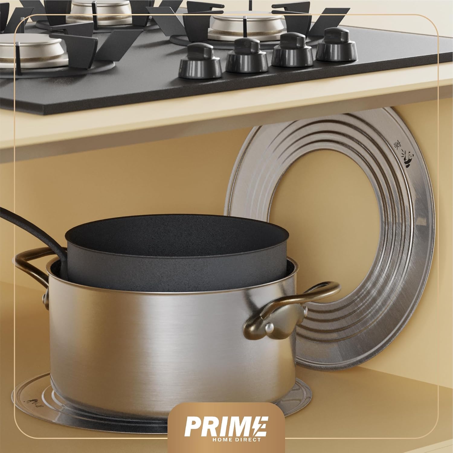 Adjustable Stainless Steel Steamer Ring Adapter for 7-12" Bamboo Baskets - Perfect for Cooking Dumplings, Dim Sum, Veggies, and More