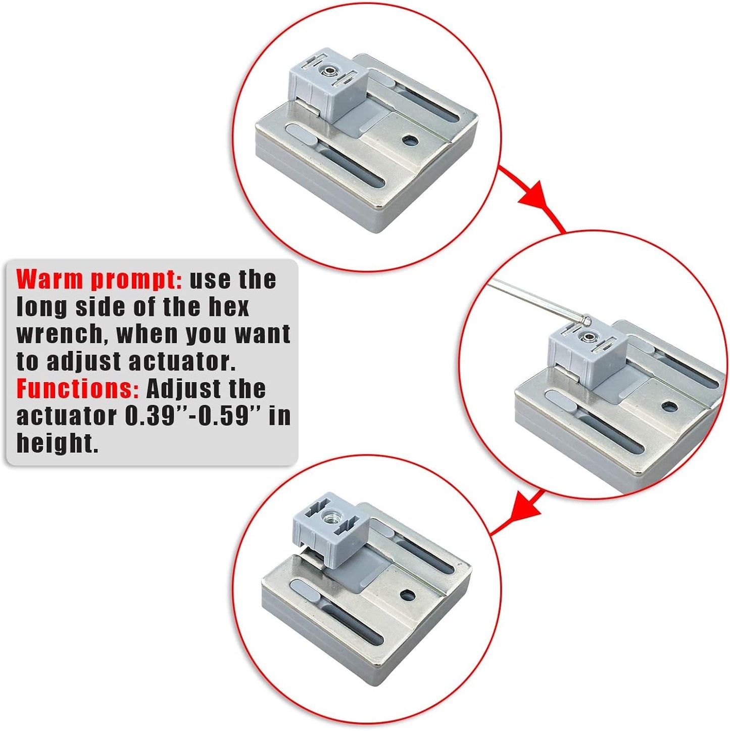 Adjustable Tension Spring Buffer Damper for Barn Doors, Set of 2 Stainless Steel Soft Close Mechanisms, Hole-Free Installation, Ideal for Doors 77-132 lbs, Includes Actuator Spacers