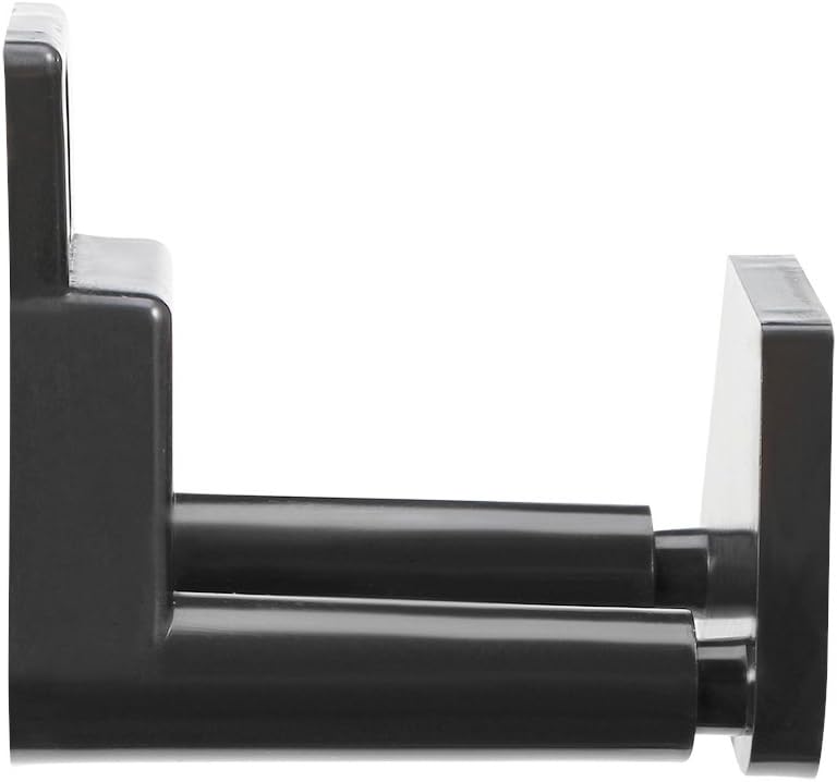 Adjustable Wall Mount Black Barn Sliding Door Floor Guide - Set of 2 Pieces by uxcell