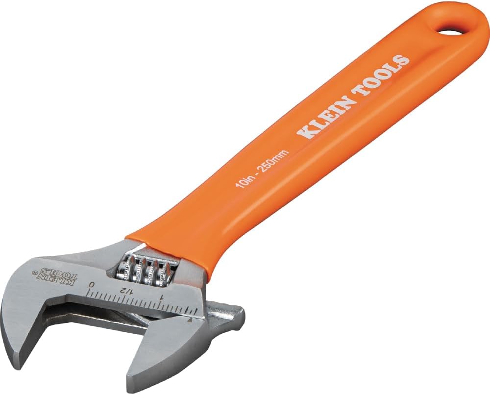 Adjustable Wrench Set with Extra Capacity by Klein Tools - 4 Pieces