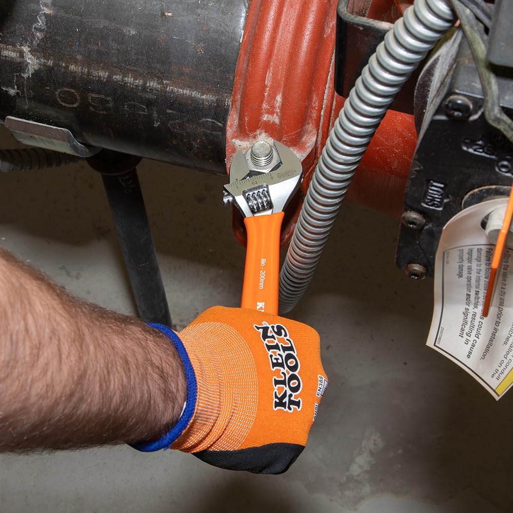 Adjustable Wrench Set with Extra Capacity by Klein Tools - 4 Pieces