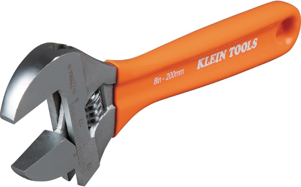 Adjustable Wrench Set with Extra Capacity by Klein Tools - 4 Pieces