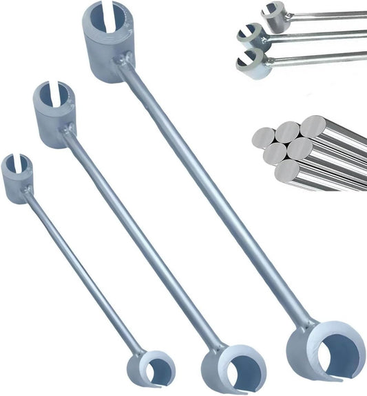 Adjustable Wrench Tool for Standard Door Hinge Repair - Heavy Duty Gap Adjusting Spanner Key - Round Bolt Standard Gauge - 14-18mm - 1PC