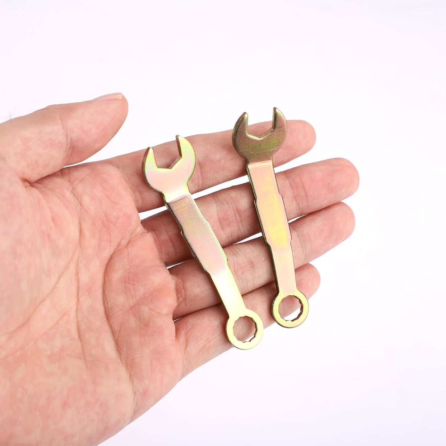 Adjustment Tool Set for Bi-Fold and Pocket Closet Doors - 2pcs N7164 Angled Wrenches for Johnson 3/8 Open Hardware