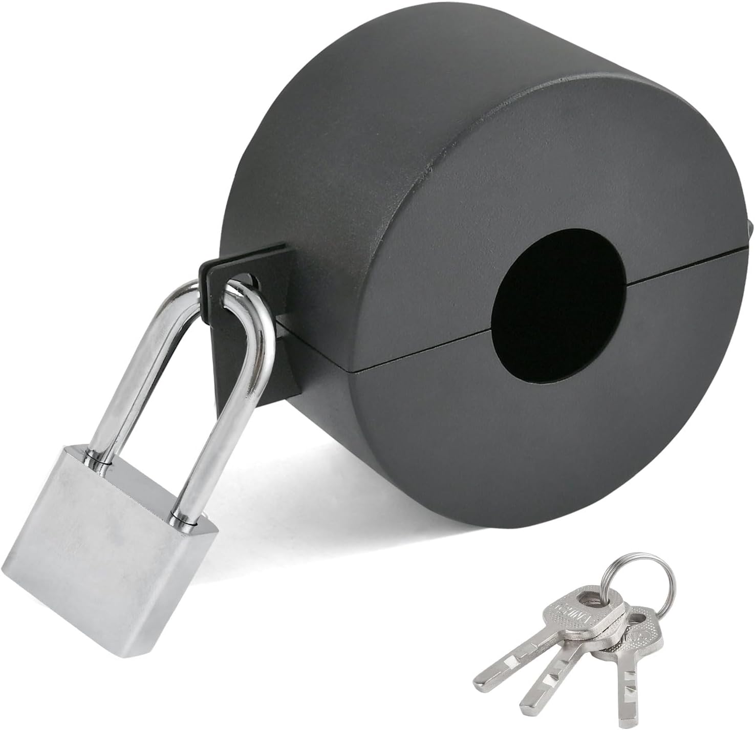 Aemygo Door Knob Lock Out Device with Padlock for Child Safety - Prevents Turning & Operating Handle, Disable Access to Keyhole - WildKart