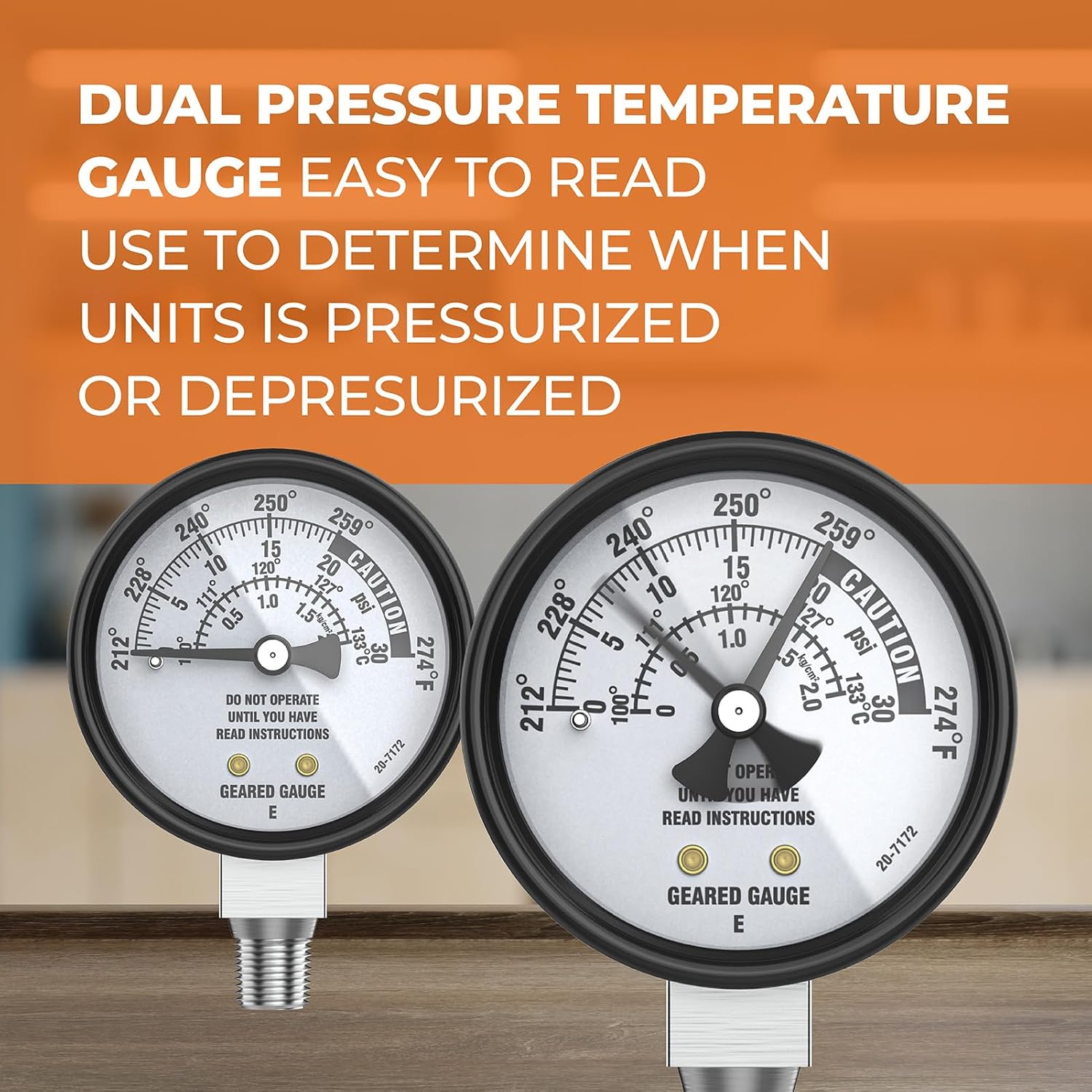 All American Pressure Cooker Canner Gauge Replacement Kit - Compatible with 1930-41.5 qt Models - Easy-to-Read Parts for All Pressure Cookers