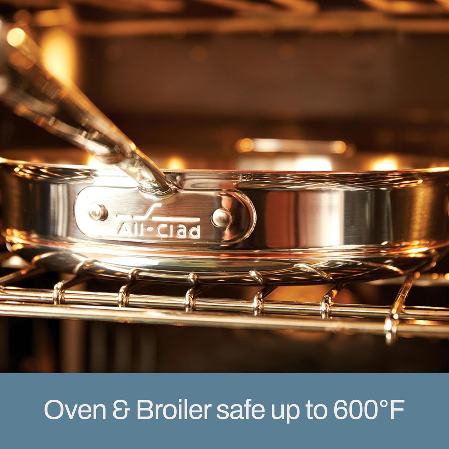 All-Clad Copper Core 15 Piece Stainless Steel Cookware Set - Oven Safe up to 600F - Stockpot, Pots and Pans Set - Silver