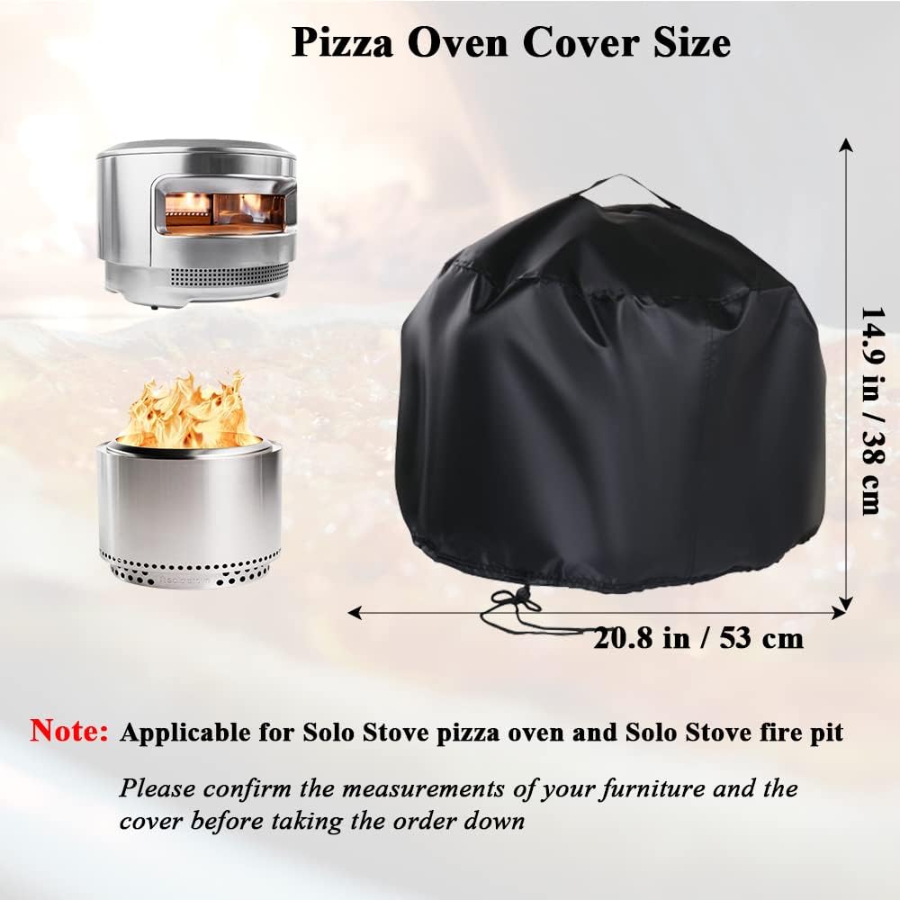 All Season Waterproof Cover for Solo Stove Pizza Oven - Onlyme Pizza Oven Accessories