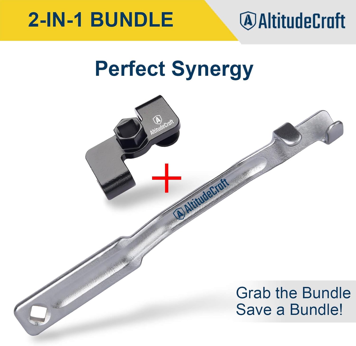 AltitudeCraft 1/2" Drive Wrench Extender Set with 13.5" Extension Bar - Extension Wrench Tool Kit