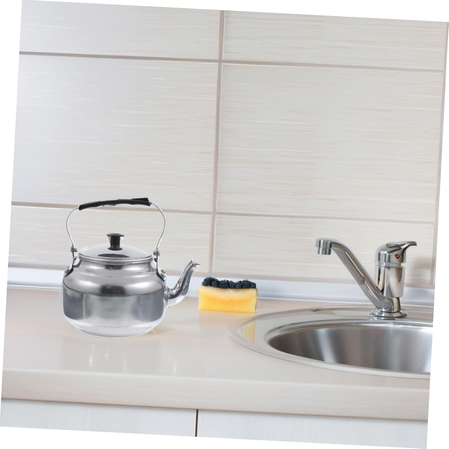 Aluminum Alloy Stovetop Teapot Kettle for Home Kitchen and Camping - 14cm
