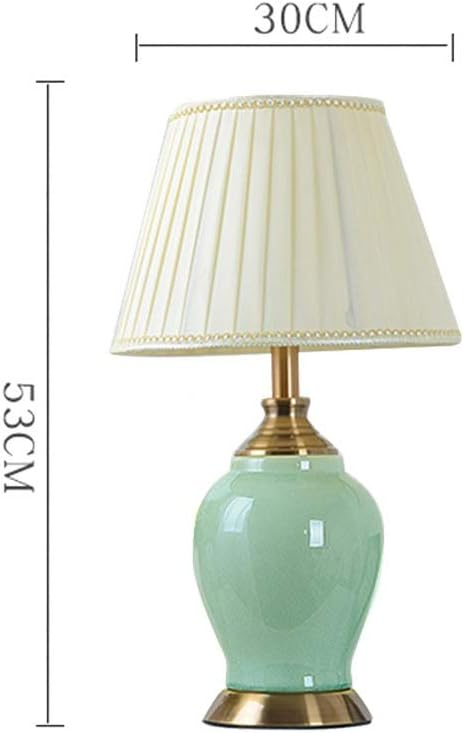 American Creative Ceramic Reading Lamp with Four Switch Modes - Ideal for Bedroom, Living Room, or Home Study - Multiple Styles Available