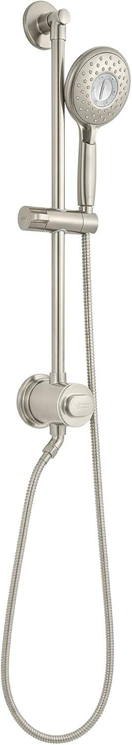American Standard Brushed Nickel Hand Shower Rail System with Spectra Filtered Technology