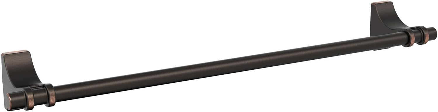 Amerock Davenport BH36053ORB Oil Rubbed Bronze 18" Towel Bar Rack for Bathroom Hardware and Bath Accessories