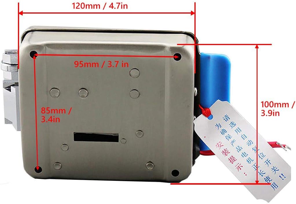 AMOCAM Electric Electronic Door Lock with 6 Computerized Doted Keys - Stainless Steel E-lock for Video Door Phone Intercom Access Control