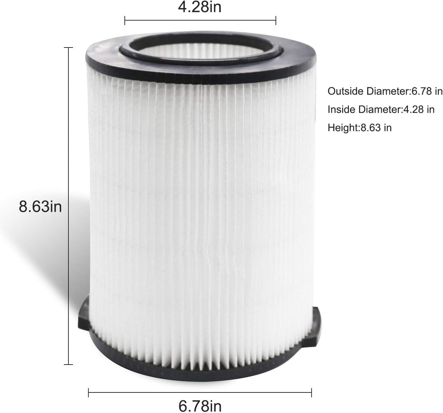 ANBOO Vf4000 Filter Replacement for RIDGID & Husky Wet/Dry Vacuums - 1PACK