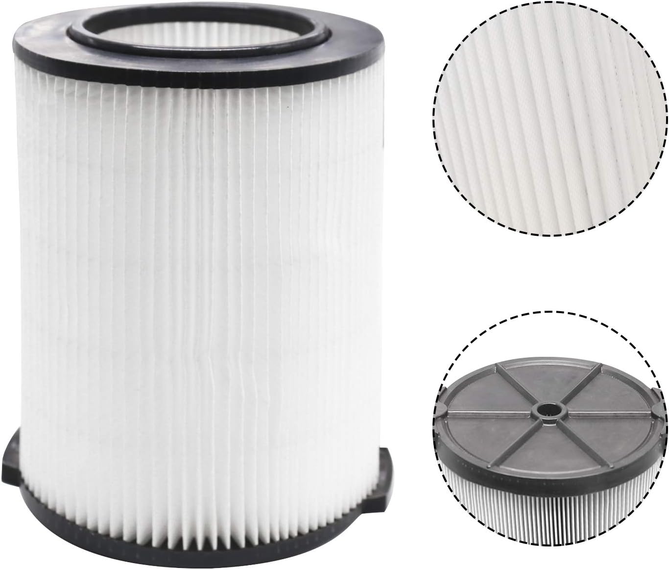 ANBOO Vf4000 Filter Replacement for RIDGID & Husky Wet/Dry Vacuums - 1PACK