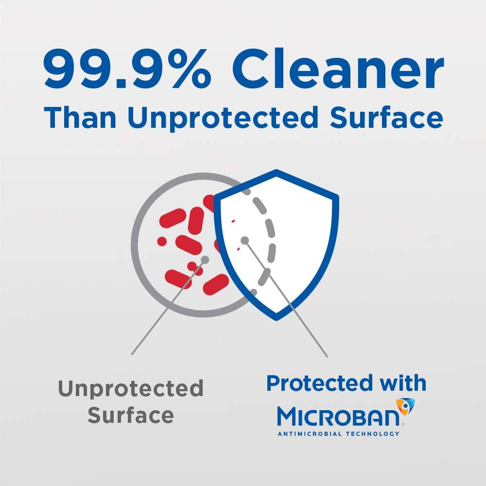 Antique Brass Door Knob and Deadbolt Combo Pack with SmartKey Security and Microban Protection - WildKart