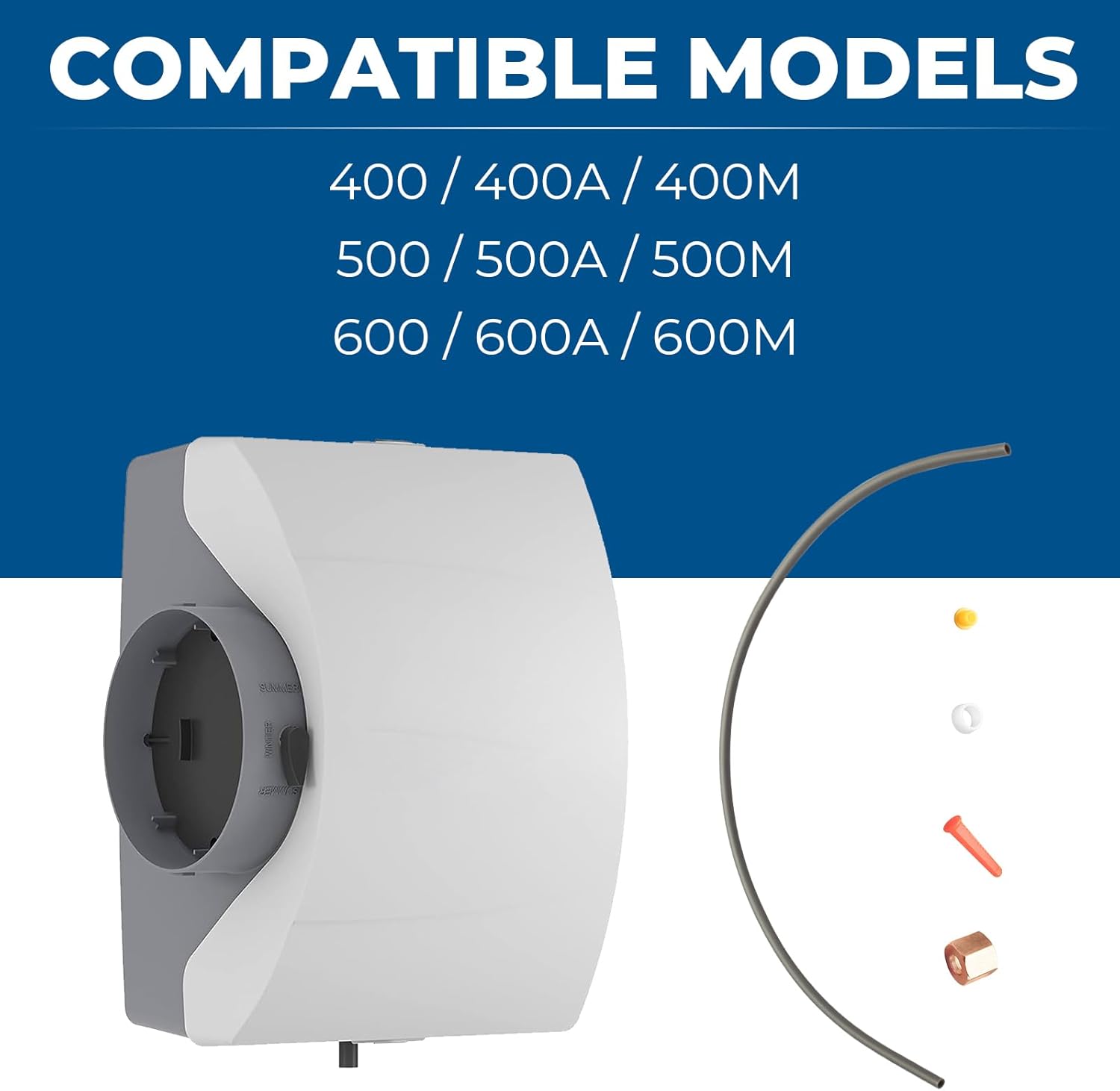 Aprilaire Humidifier Feed Tube 4335 with Sleeve, Strainer, and Orifice - Compatible with Models 400, 500, 600 - Replacement Parts