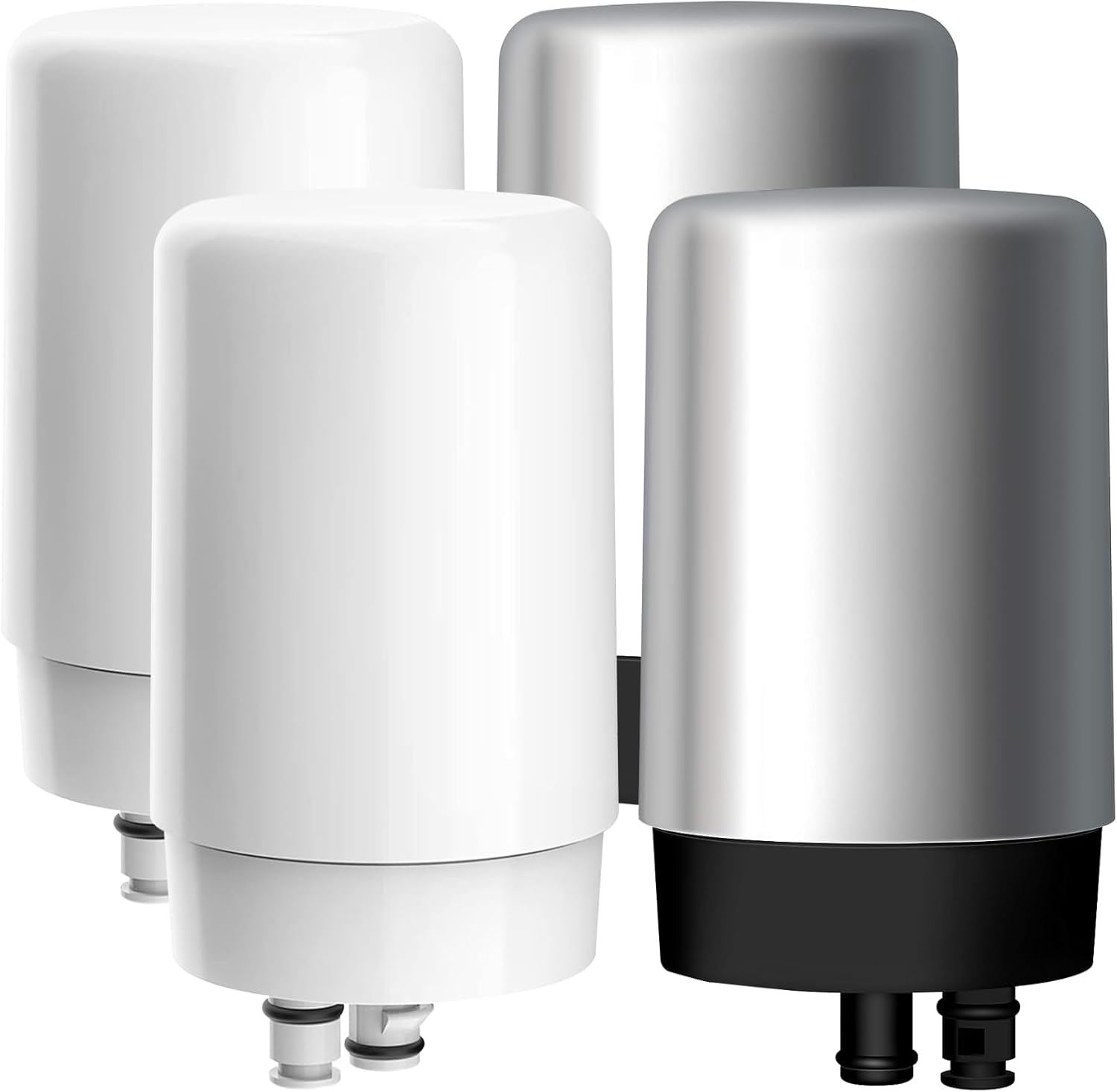 AQUA CREST Replacement Faucet Filter Cartridge for Brita Faucet - BPA Free Chrome