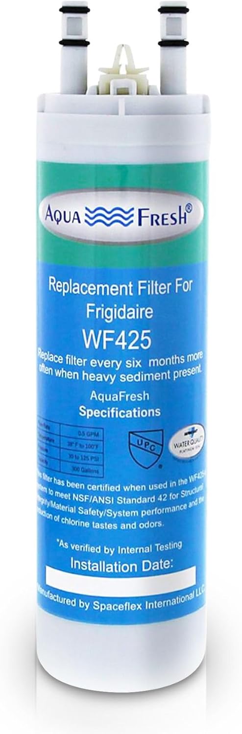 Aqua Fresh WF3CB Replacement Water Filter for PureSource 3 Refrigerator - 706465, 242086201, 242086203, 242294501, 242069601, AP4567491, PS3412266, WF425