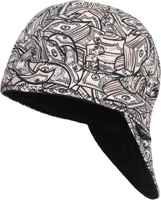 ARCCAPTAIN Reversible Welding Cap - 8 Panel Fireproof Cotton for Men and Women - 7 3/8 Size - Protective Welding Gear