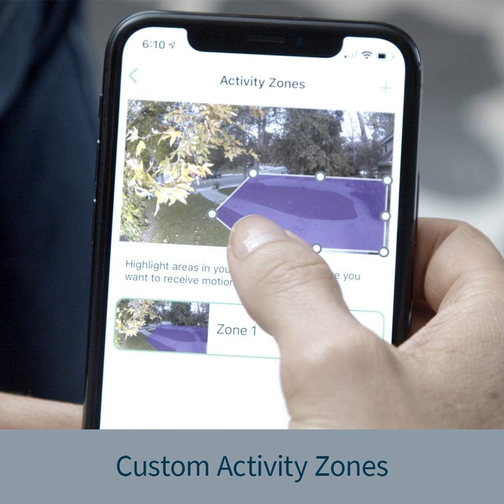 Arlo Pro 3 Spotlight Camera Add-On, Wireless Security, 2K Video, Color Night Vision, 2-Way Audio, White - VMC4040P