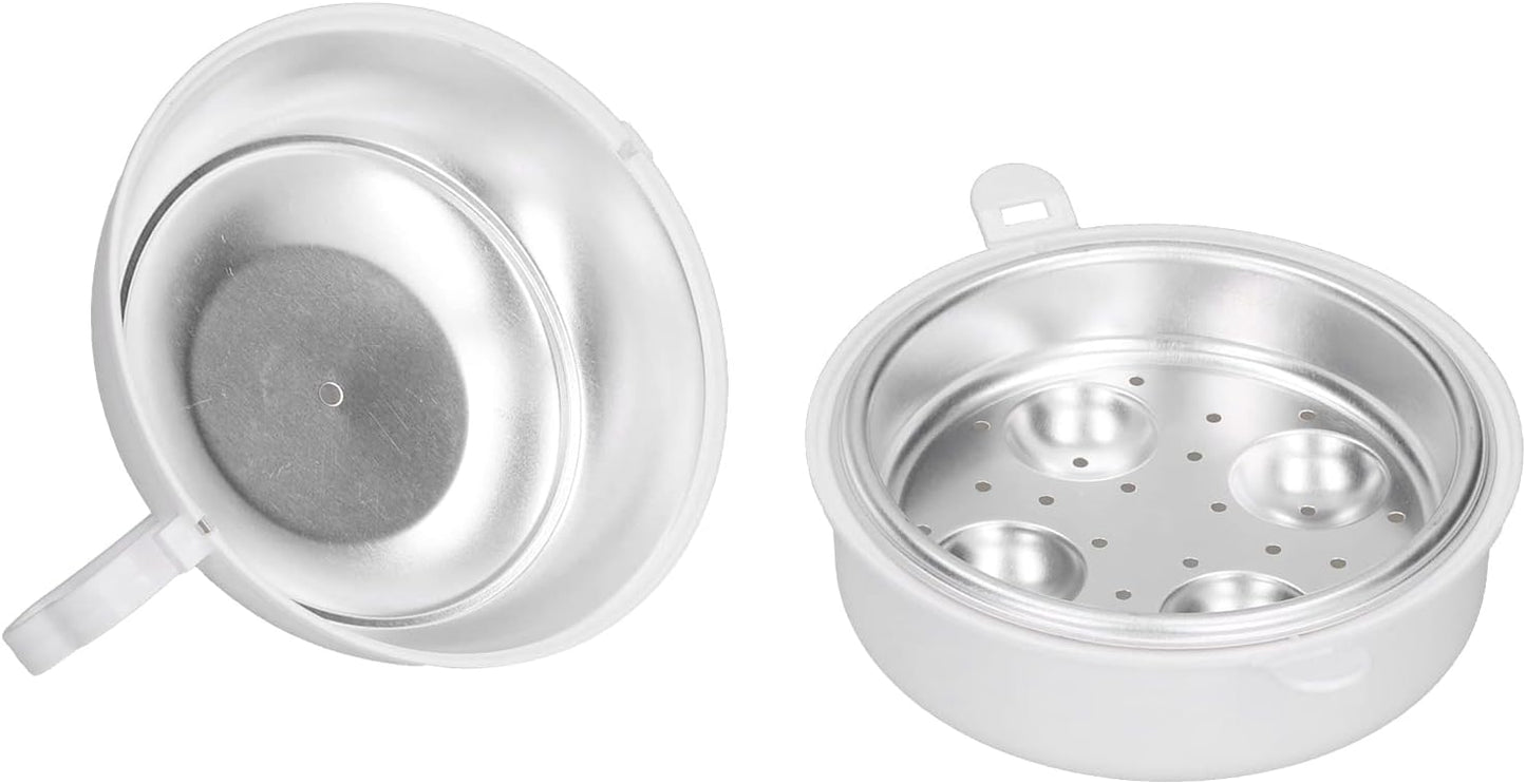 AUNMAS Chicken Shaped Egg Cooker for Microwave - Poacher & Boiler for 4 Eggs in Home Kitchen